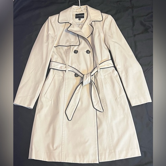 Express Jackets & Blazers - New With Tag Express XS Pea Coat Beige